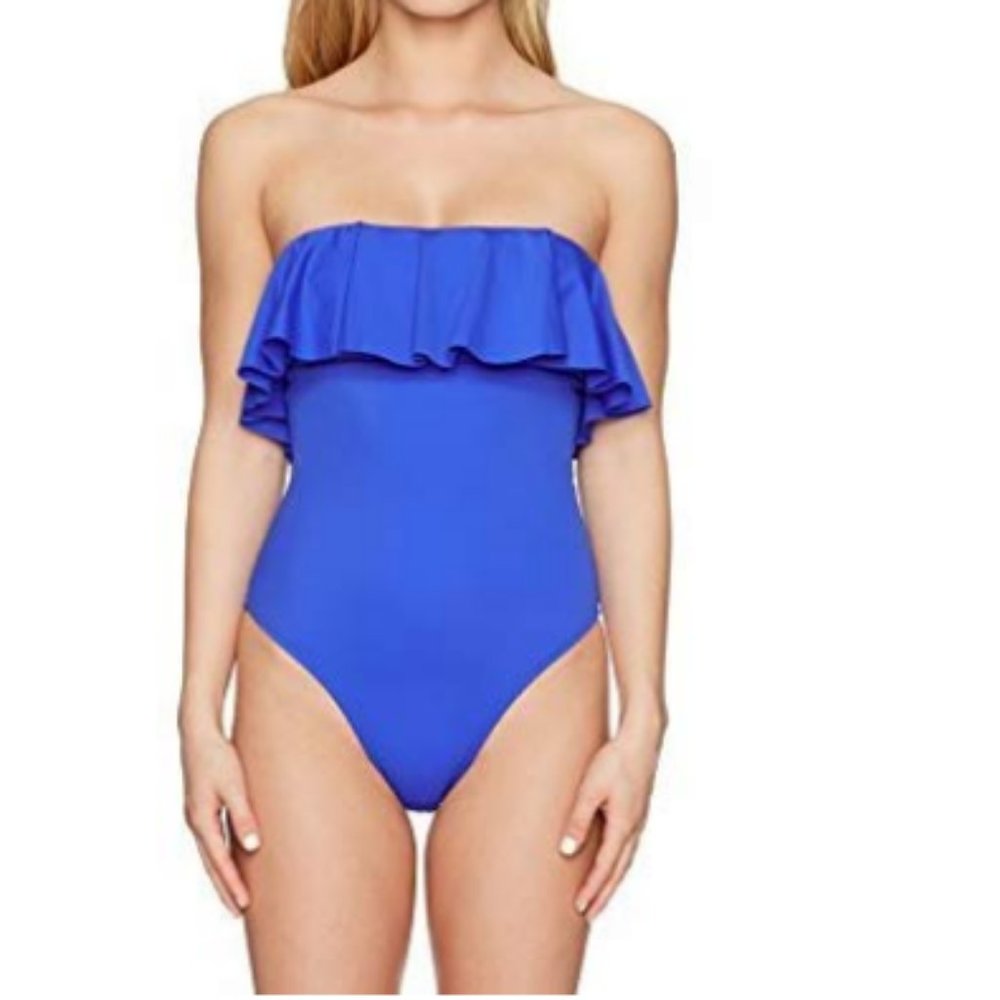 MILLY Strapless One Piece Swimsuit
